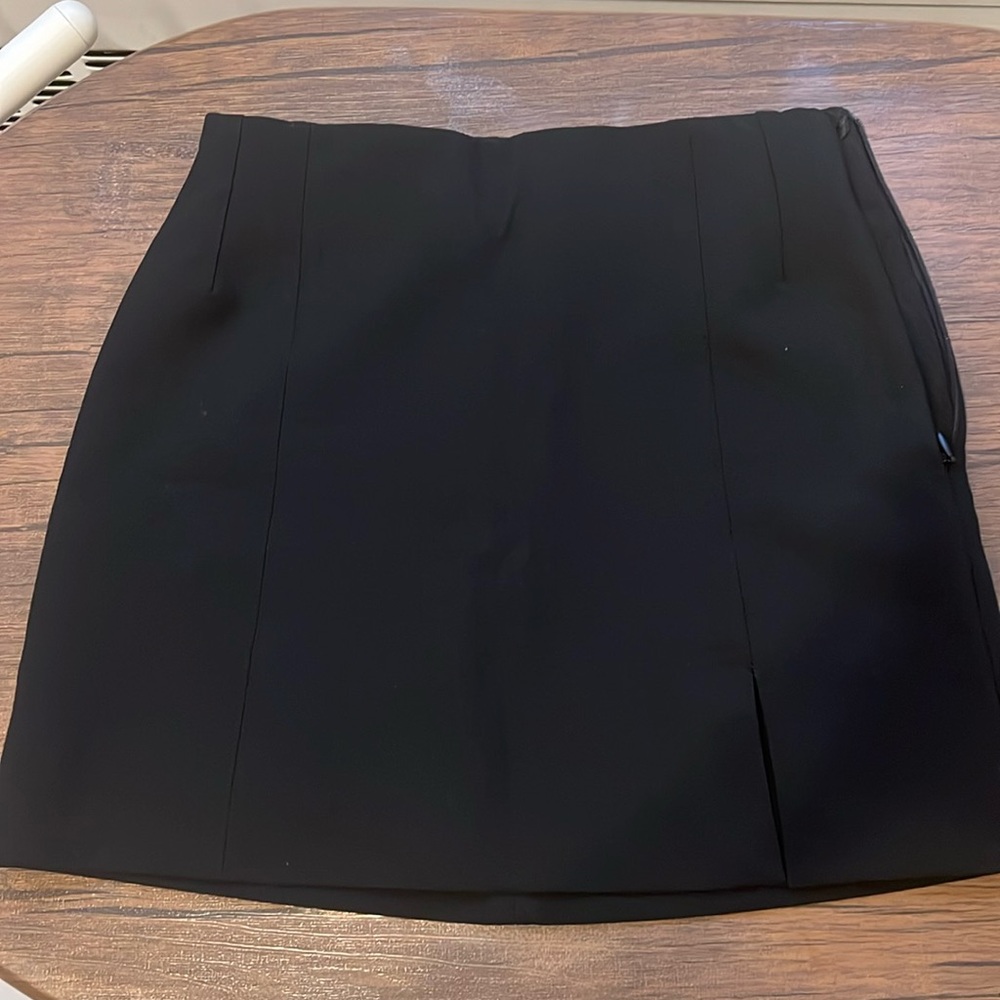 Black miniskirt